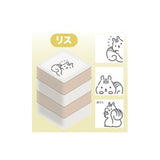 Bandai-Namco Sun-Star Pyokkori Popping Stamp Set 3pk Squirrels