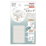 Bandai-Namco Sun-Star Pyokkori Popping Stamp Set 3pk Otters