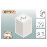 Bandai-Namco Sun-Star Pyokkori Popping Stamp Set 3pk Otters