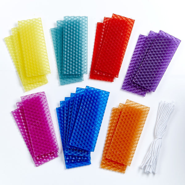 Rite Lite DIY Chanukah Beeswax Candle-Making Kit 24pk