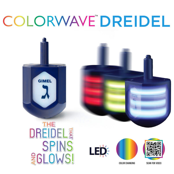 Rite Lite Colorwave Light Up Dreidel With Colour Changing Lights