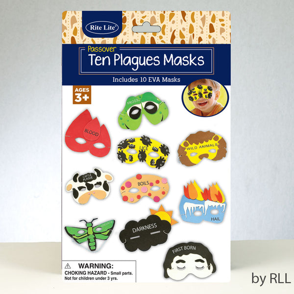 Rite Lite Passover Masks - The 10 Plagues