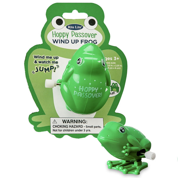 Rite Lite Hoppy Passover Wind Up Frog Toy