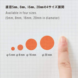 Stalogy 8mm Adhesive Washi Tape Dots - Ice Cream Colours