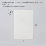 Stalogy Peel & Stick Calendar Sticker, Small