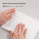 Stalogy 365 Day Grid Notebook - A5 Yellow