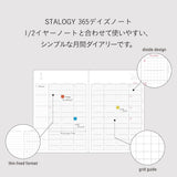Stalogy 2026 Agenda - Monthly, A5 Slim, Grey