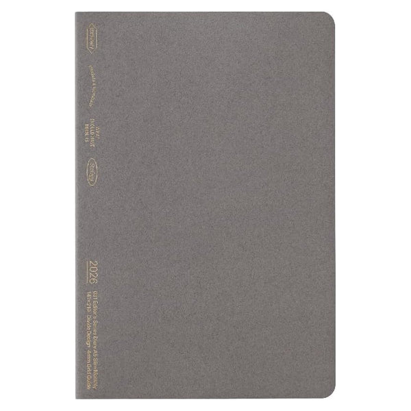 Stalogy 2026 Agenda - Monthly, A5 Slim, Grey