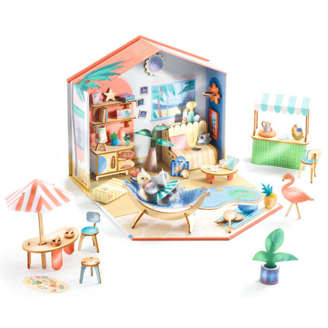 Djeco Mi House DIY Dollhouse Kit - Mia