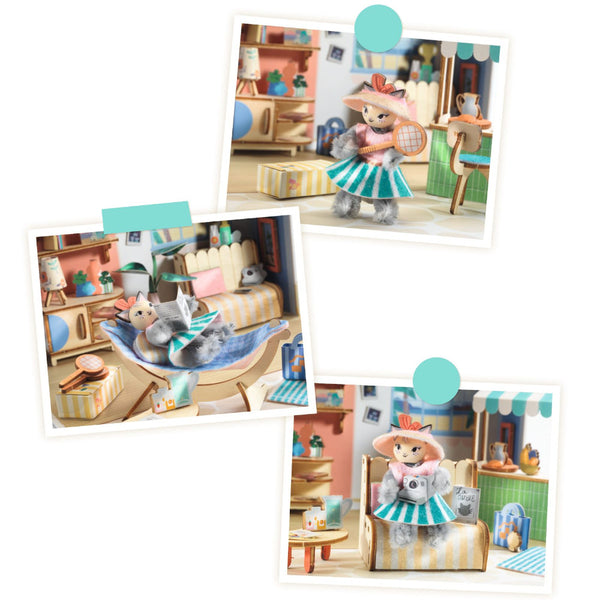 Djeco Mi House DIY Dollhouse Kit - Mia