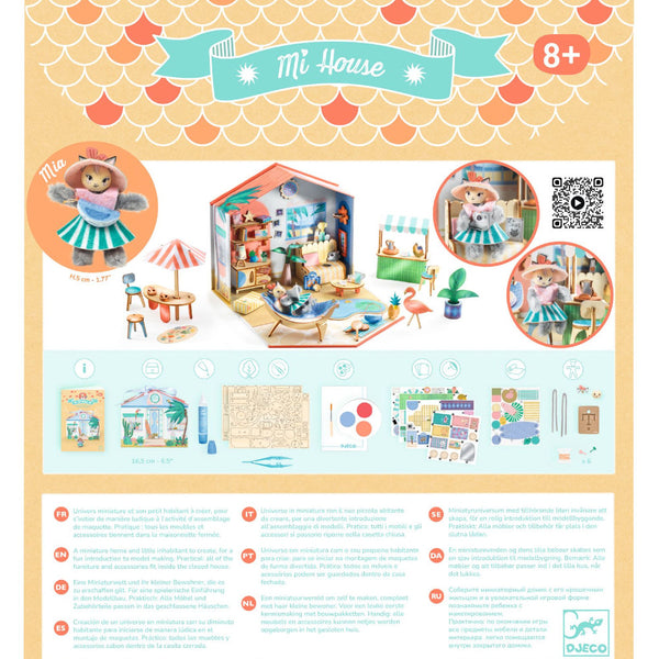 Djeco Mi House DIY Dollhouse Kit - Mia