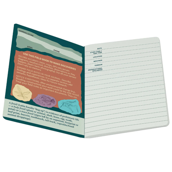 Unemployed Philosophers Guild Pocket Notebook - Paleontology