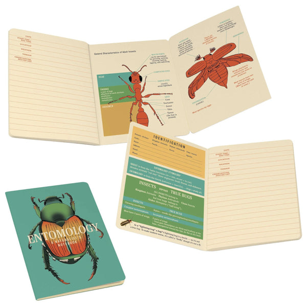 Unemployed Philosophers Guild Pocket Notebook - Insect Entomology
