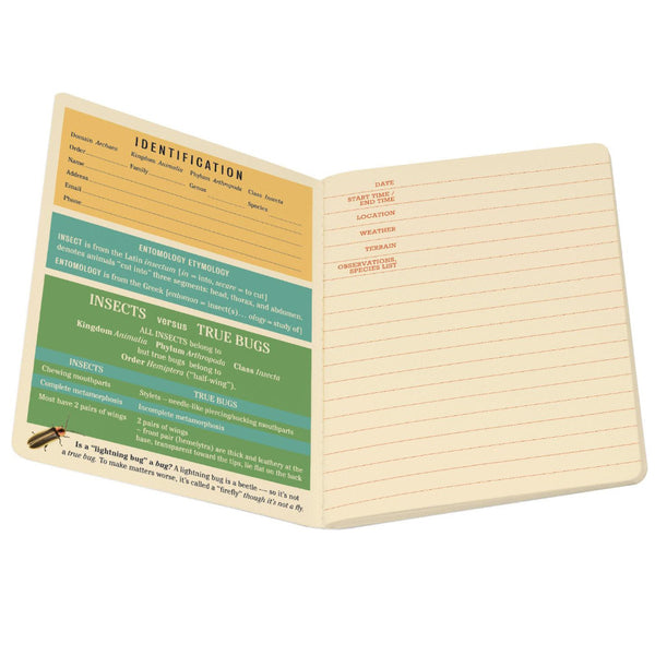Unemployed Philosophers Guild Pocket Notebook - Insect Entomology