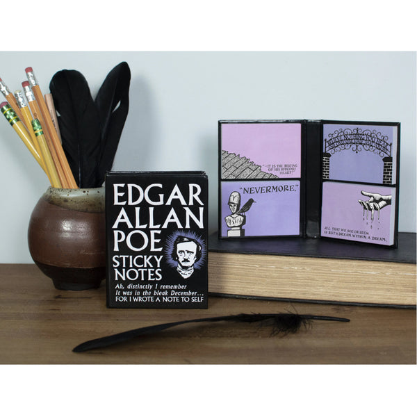 Unemployed Philosophers Sticky Notes Booklet - Edgar Allan Poe