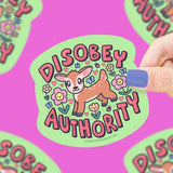 Turtle's Soup Vinyl Sticker - Disobey Authority, Deer