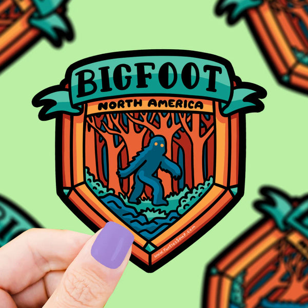 Turtle's Soup Vinyl Sticker - Bigfoot Cryptid Sighting
