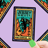 Turtle's Soup Vinyl Sticker - Jersey Devil Cryptid Location Sighting