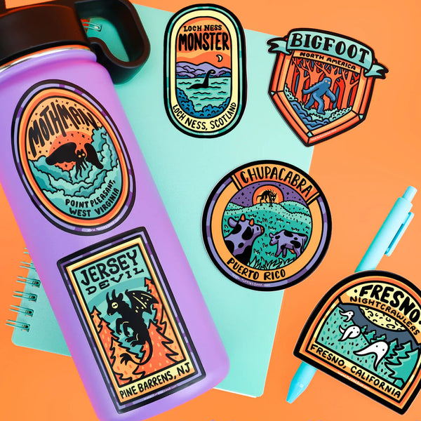 Turtle's Soup Vinyl Sticker - Bigfoot Cryptid Sighting
