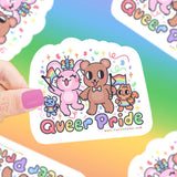 Turtle's Soup Vinyl Sticker - Queer Pride Animals