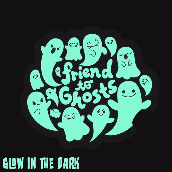 Turtle's Soup Vinyl Sticker, Glow-in-the-Dark - Friend To Ghosts