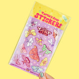 Turtle's Soup Vinyl Sticker Sheet - Moonlight Moths