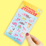 Turtle's Soup Sticker Sheet - Axolotls