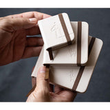 Etchr 100% Cotton Mixed Media Mini Sketchbook, 4" Square, Cold Pressed