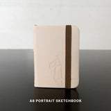 Etchr 100% Cotton Mixed Media Mini Sketchbook, A8 Portrait, Cold Pressed