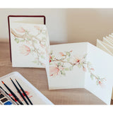 Etchr 100% Cotton Mixed Media Sketchbook, Small Accordion, Cold Pressed