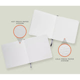 Etchr 100% Cotton Mixed Media Sketchbook, 8" Square, Hot Pressed