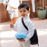 Tambú Tongue Drum Musical Toy - Baby Sky Kite Blue musical instrument with drumsticks 