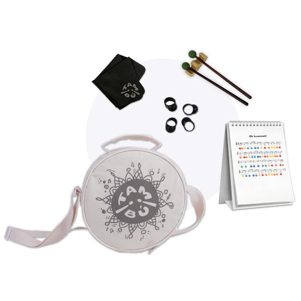 Tambú Tongue Drum Kit, 11 Notes - Scarlet Sunset