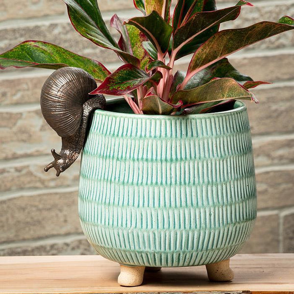 Abbott Pot Hanger - Bronze Snail