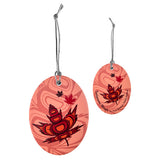 Native Northwest Ceramic Ornament: Indigenous Maple