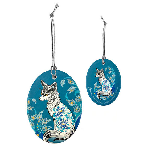 Native Northwest Ceramic Ornament: Foxy