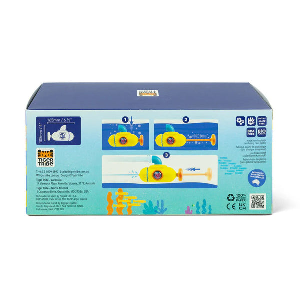 Tiger Tribe Tub Sub Bath Toy Submarine, Age 2+