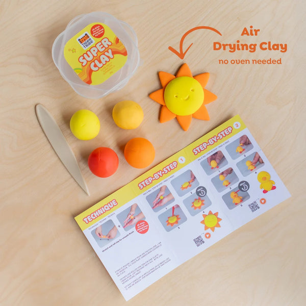 Tiger Tribe Super Clay - Sunrise (Yellow & Orange)