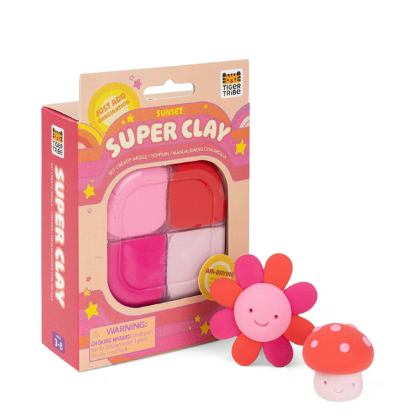 Tiger Tribe Super Clay - Sunset (Pink & Red)