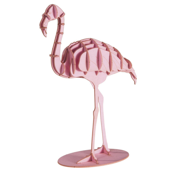 Fridolin 3D Animals Paper Model - Flamingo