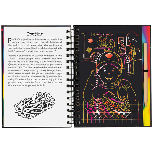 Peter Pauper Press Art Activity Book: Scratch & Sketch Canada