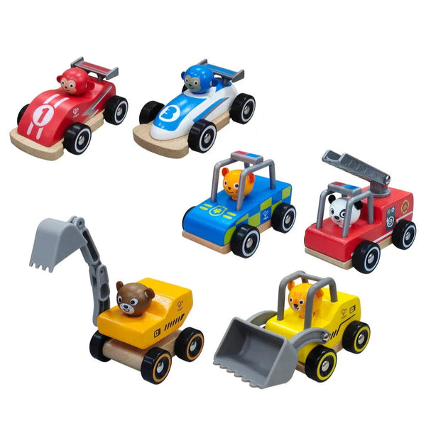 Hape Wild Riders Wooden Toy Vehicles, Assorted