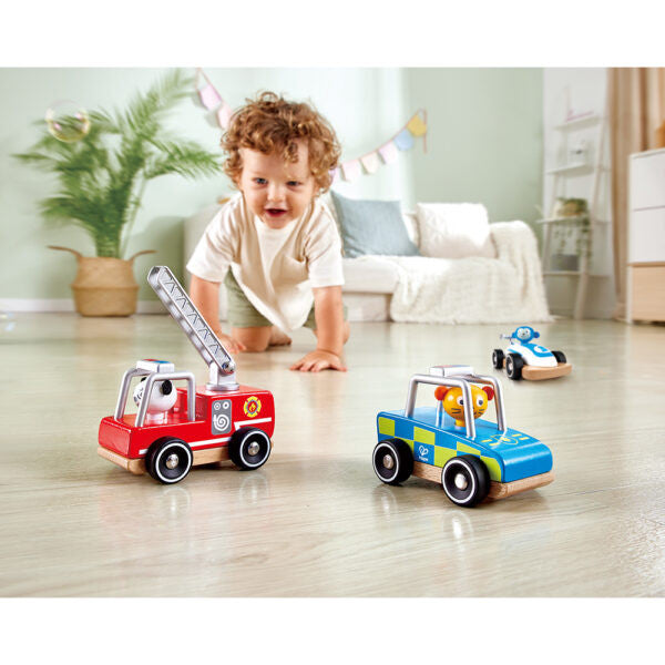 Hape Wild Riders Wooden Toy Vehicles, Assorted