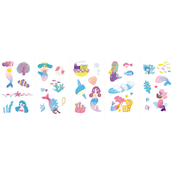 Avenir Nail Stickers & Tattoos Set - Mermaids