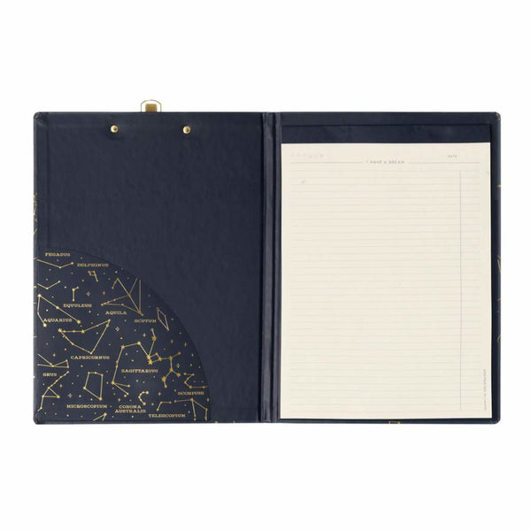 Legami Take Note Clipboard Folder & Lined Pad - Stars