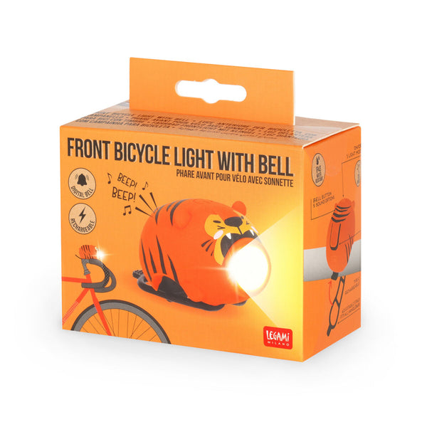 Legami Bike Light & Bell - Tiger