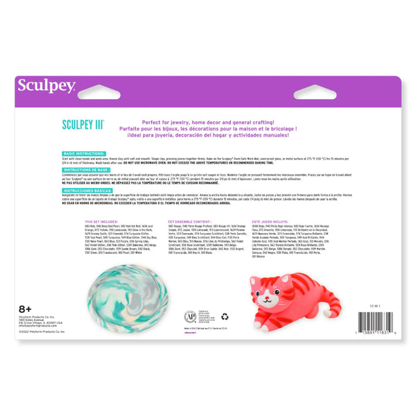 Sculpey III Clay 30pc Sampler Pack