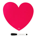 Legami Heart Magnetic Whiteboard with Marker - Something to Remember