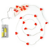 Legami Heart-Shaped LED String Lights - Love At First Light