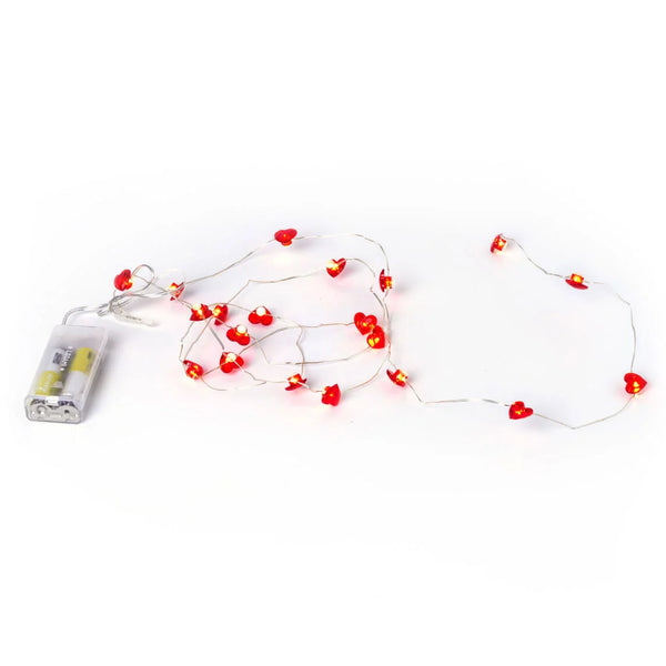 Legami Heart-Shaped LED String Lights - Love At First Light